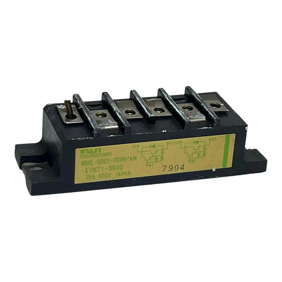 Used Lot of 2 Fuji EVK71-060 Fanuc A50L-0001-0096/AM Darlington Module Used
