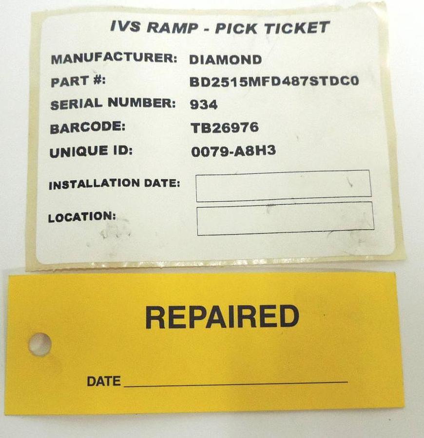 Used DIAMOND AUTOMATION AC MOTOR DRIVE BOARD DB25-15MFD-487-S-T-DC-0 PROF. REPAIRED