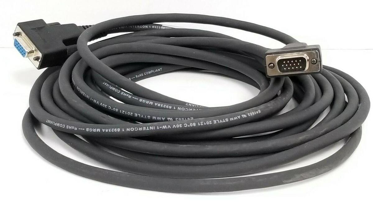 Used NEW INTERCON A-CAB-NSII-EXT-7M CABLE 15-PIN 90320-07 # FA-90320-07
