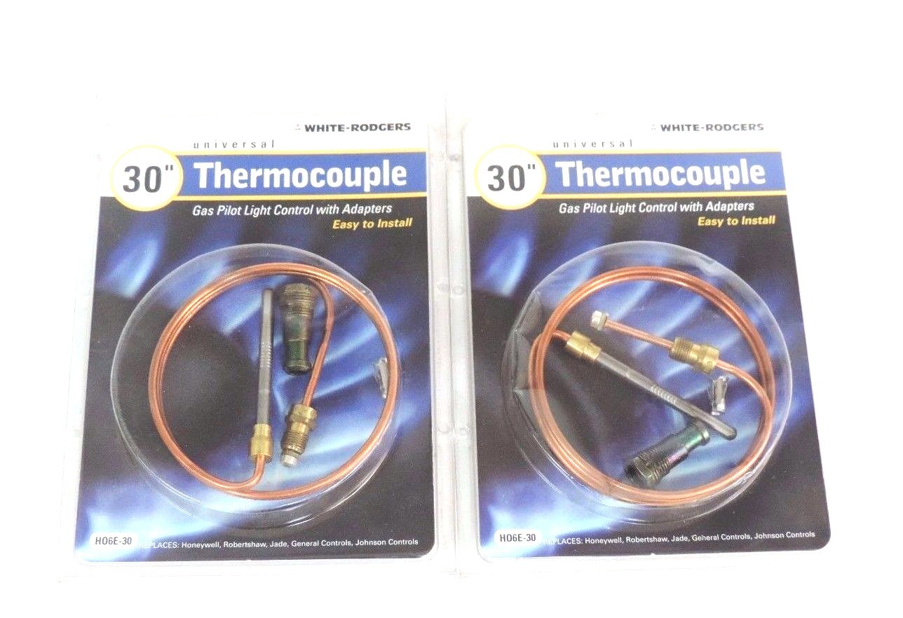 Used LOT OF 2 WHITE RODGERS H06E-30 UNIVERSAL THERMOCOUPLE PILOT CONTROL 30'', H06E30