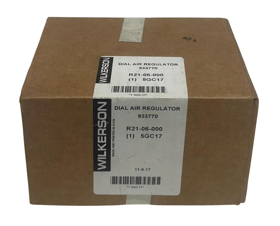 Used WILKERSON R21-06-000 / R2106000 DIAL COMPRESSED AIR REGULATOR 3/4'' 300PSI NSFS