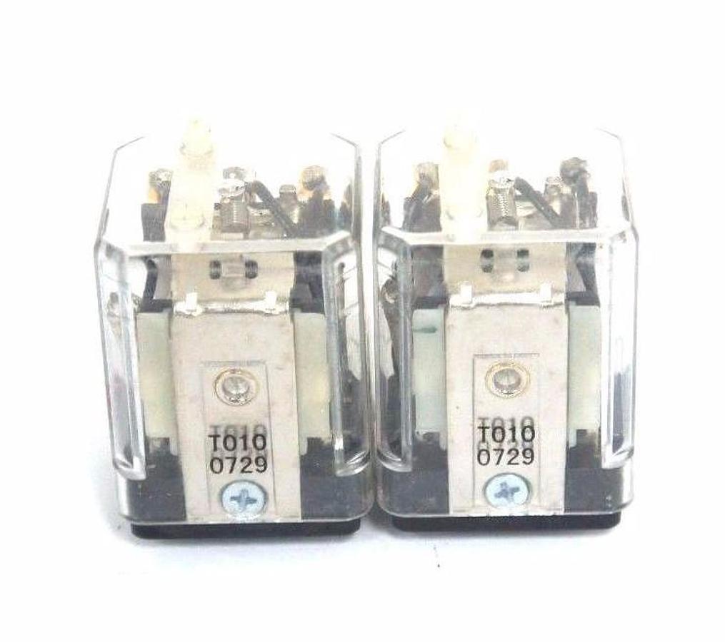 Used LOT OF 2 POTTER & BRUMFIELD KUP-14A45-120 RELAYS 120V, 50/60HZ, KUP14A45120
