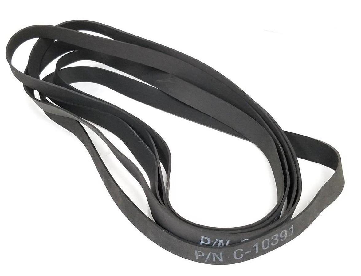 Used LOT OF 5 NEW GENERIC C-10391 BAND BELTS RUBBER BLACK C10391