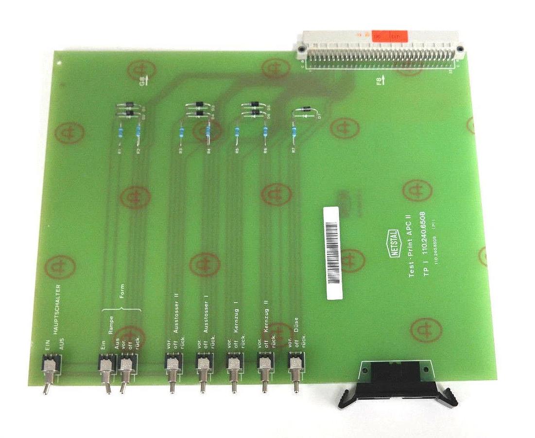 Used NIB NESTAL 110.240.6508 TEST-PRINT APC II CIRCUIT BOARD 1102406508