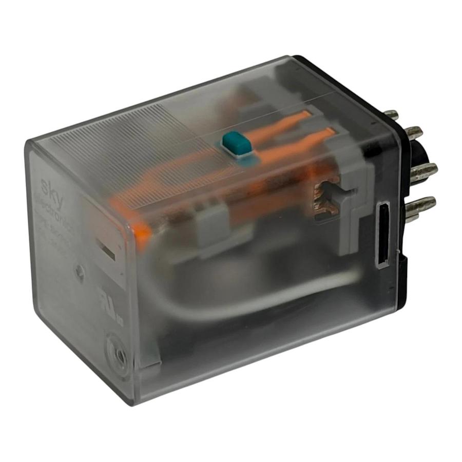 Sky Electronics SKKPAL-2C 24VDC Miniature Octal Power Relay 8-Pin 10A DPDT New