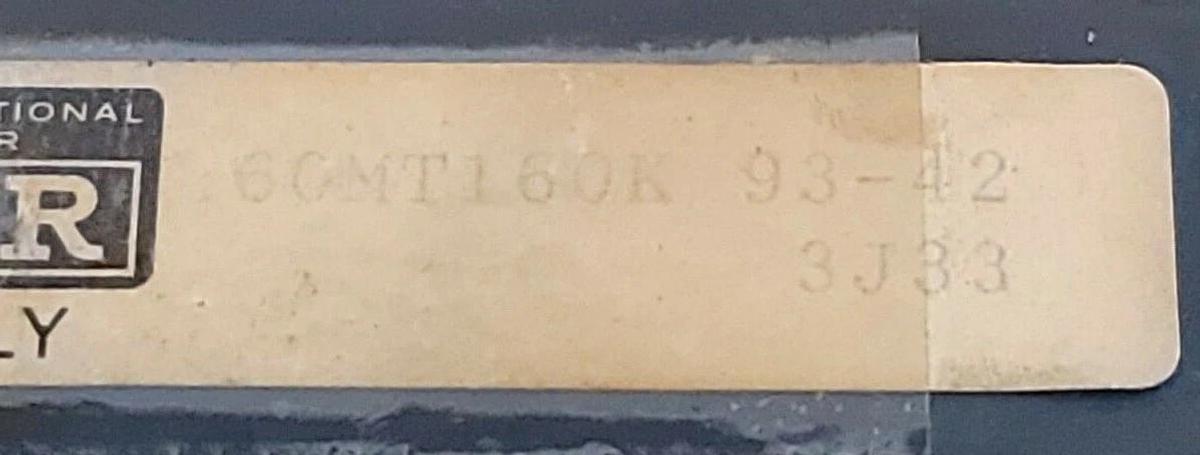 Used INTERNATIONAL RECTIFIER 60MT160K BRIDGE RECTIFIER 60AMP 3PH 160V