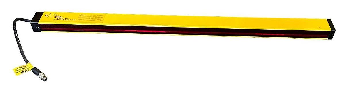 Used STI 43758-0070 / MS46-20-785X MiniSafe 4600 SERIES XMTR SAFETY LIGHT CURTAIN 24V