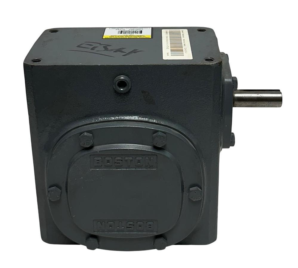 Used BOSTON GEAR 726-15-J / 51743 RIGHT ANGLE WORM GEAR SPEED REDUCER 15:1 RATIO NSNP