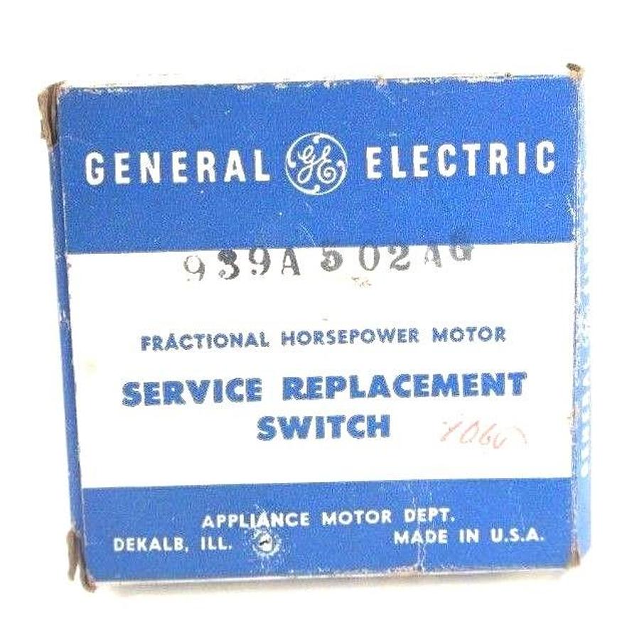 Used NIB GENERAL ELECTRIC 939A502AG SERVICE REPLACEMENT SWITCH