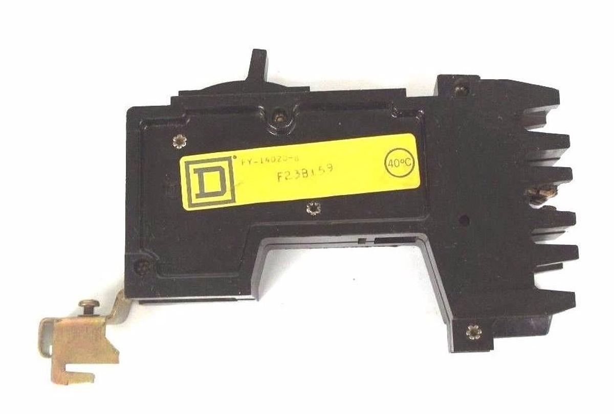 Used LOT OF 3 SQUARE D FY-14020 MOLDED CASE CIRCUIT BREAKERS INCLUDES A, B, C