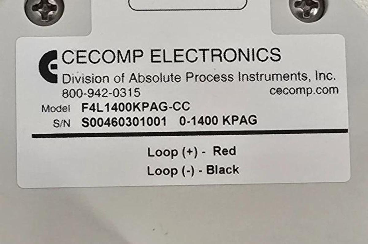 Cecomp F4L1400KPAG-CC Falcon Digital Pressure Gauge 0-1400 KPAG NSMP