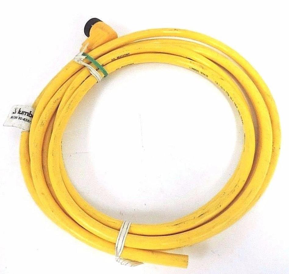 Used LUMBERG RKW 30-638/12FT CABLE CORDSET 3PIN