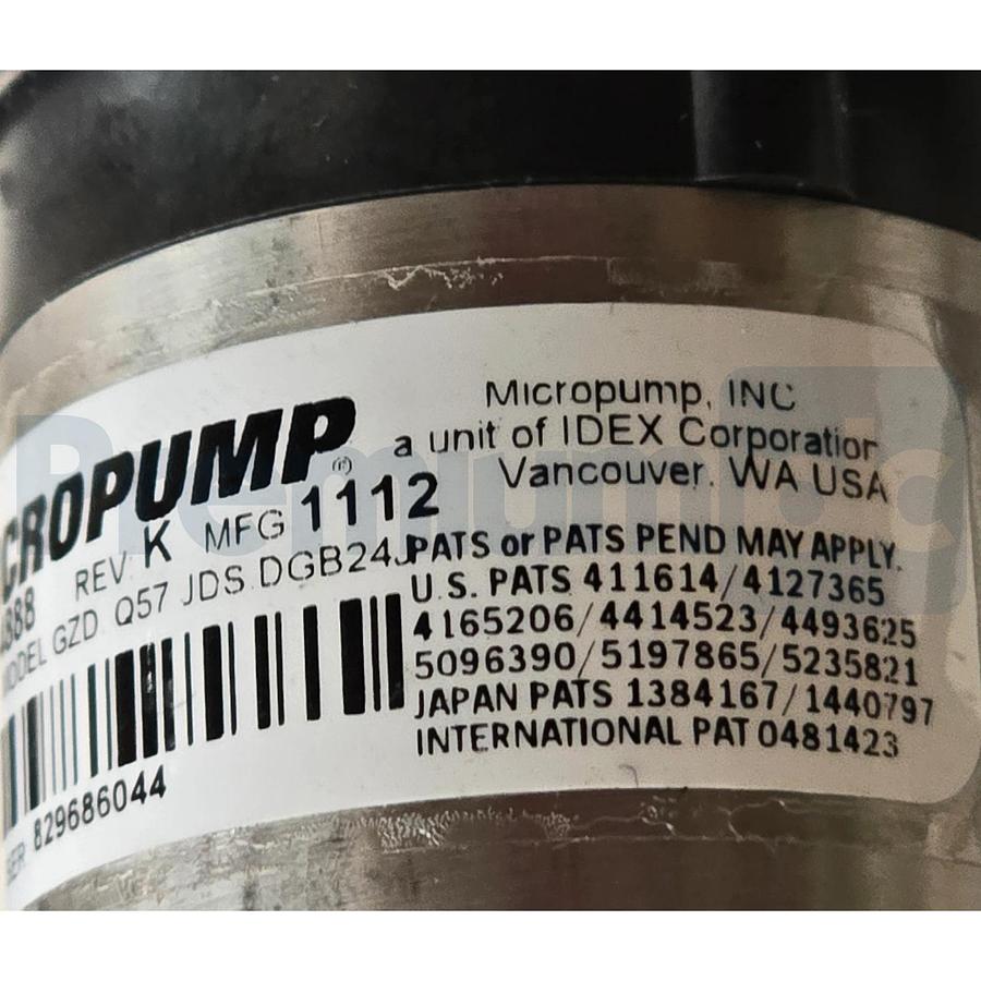Domino 36610 | 36610RE RFB Pumphead Type 1 Peristaltic DCP Pump Head NSMP
