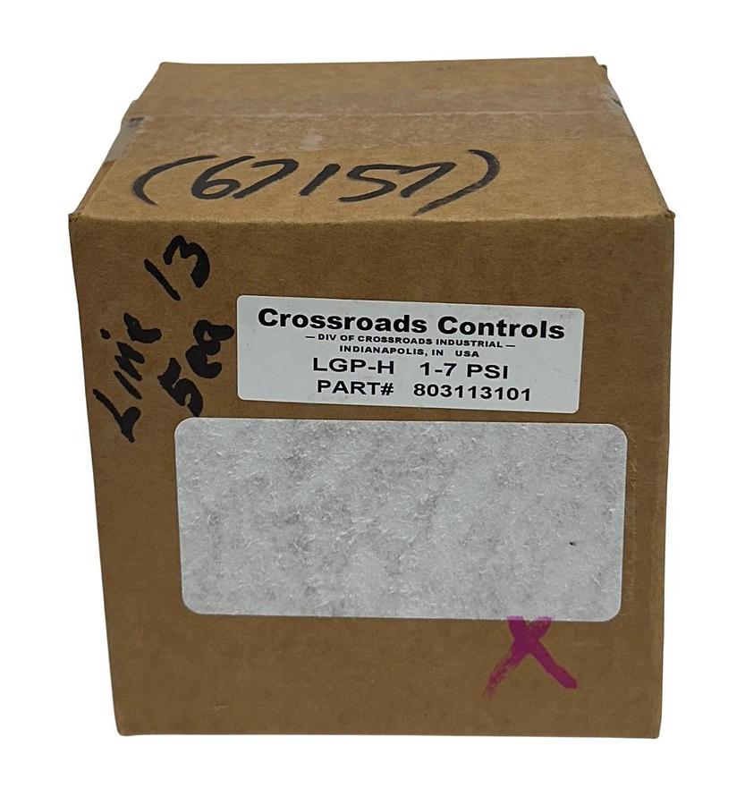 Used CROSSROADS 803113101 / LGP-H / AN803113101 LOW GAS PRESSURE SWITCH 1-7PSI NSFS