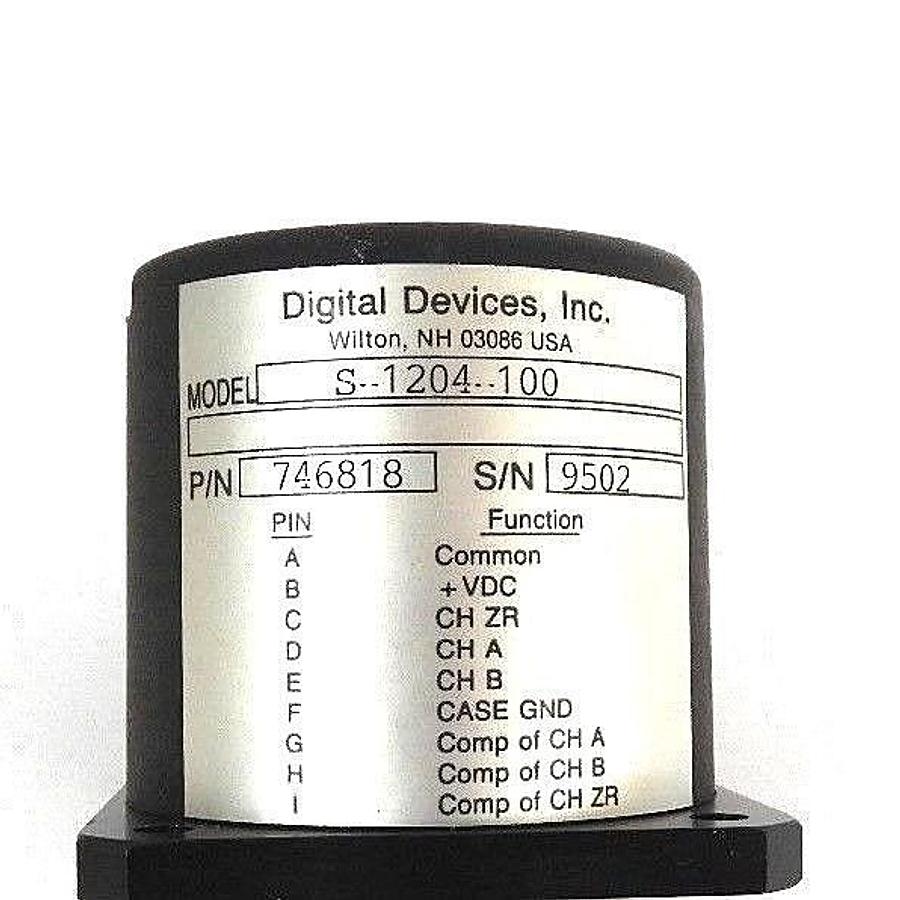 Used NEW DIGITAL DEVICES 746818 ENCODER S-1204-100