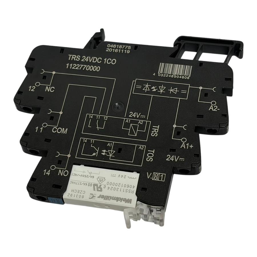 Weidmuller 1122770000 TRS 24VDC 1CO TERMSERIES Interface Relay Module 6A 250VAC