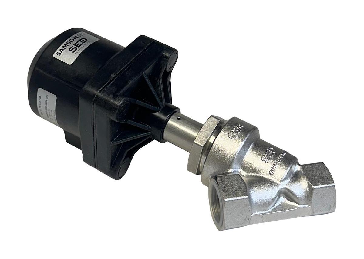 Used SAMSON 584.20.75.1.3.170 / 2804287 ANGLE SEAT VALVE 2/2 WAY PNEUMATIC NSMP