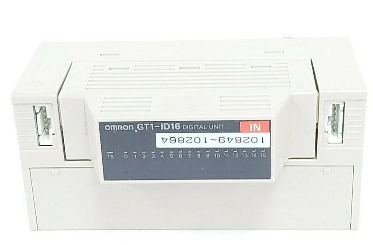 Used OMRON GT1-ID16-HD DIGITAL UNIT 24VDC W/ GT1-ID16CST GT1-ID16