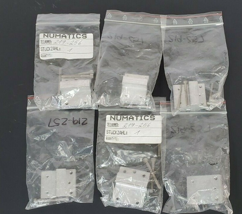 Used LOT OF 6 NEW NUMATICS 219-256 CLAMP ASSEMBLIES L2 SERIES 219256