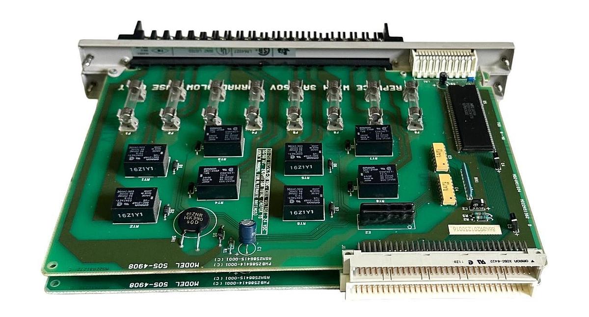Used 2 SIEMENS TEXAS INSTRUMENTS 505-4908 / 5054908 8-PT 505 RELAY OUTPUT MODULE