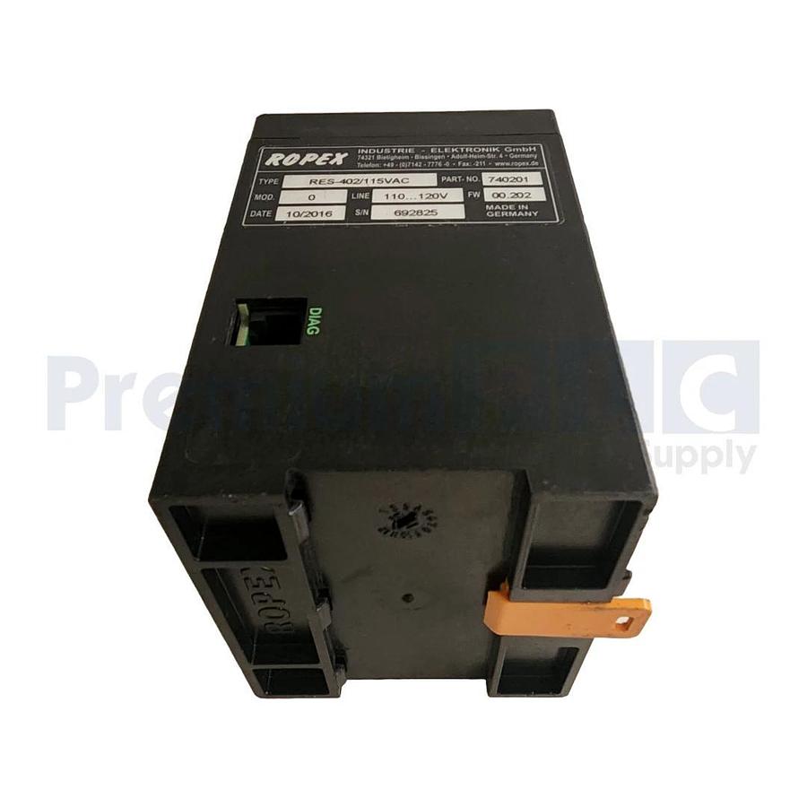 Used USED ROPEX RES-402 RESISTRON TEMPERATURE CONTROLLER RES-402/115VAC P/N 740201