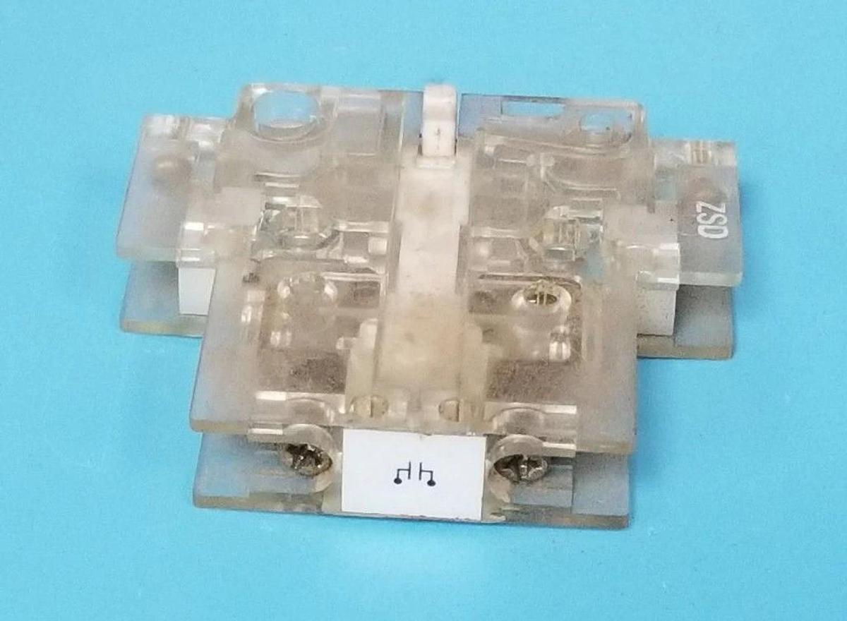 Used ALLEN BRADLEY 195-GA10 AUX. CONTACT 195GA10, SER. A