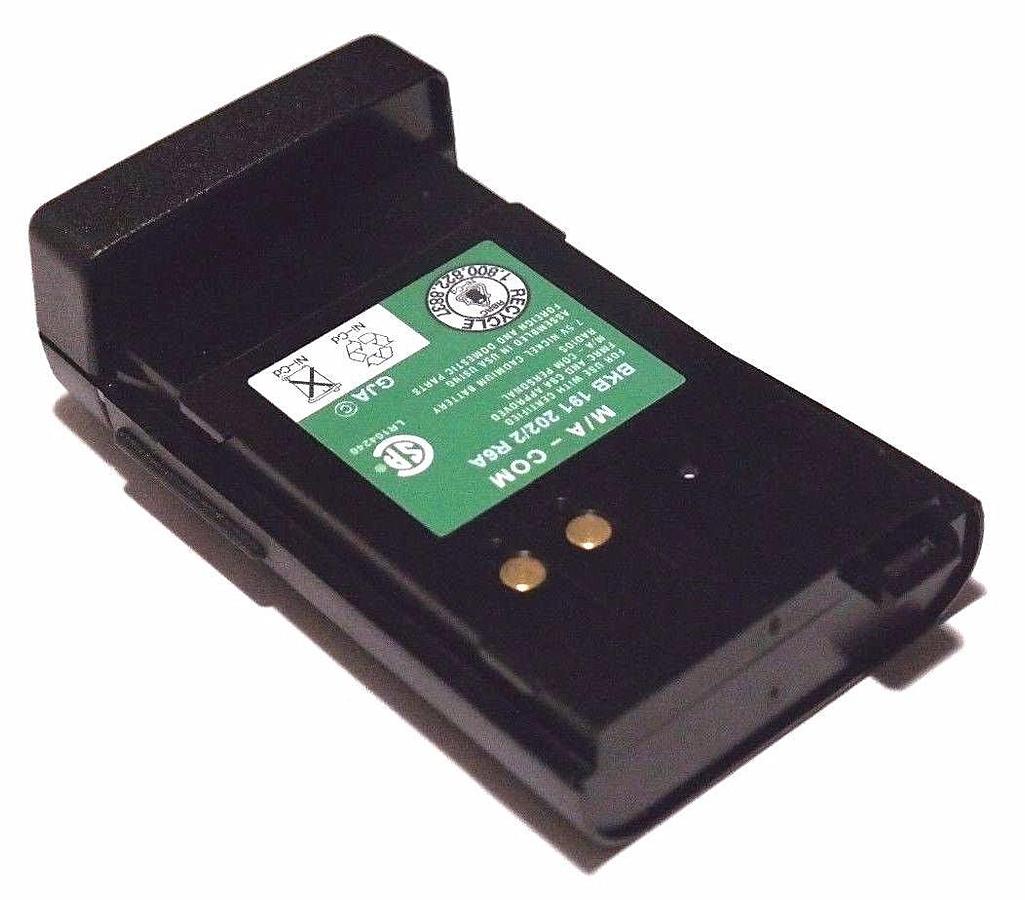 Used LOT OF 2 GE ERICSSON BKB 191 202/2 R6A 2500mAh M/A-COM 2-WAY RADIO BATTERIES