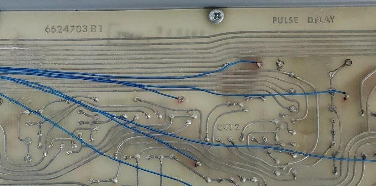 Used BAILEY CONTROLS 6624705A1 BRC PULSE ANALYZER PULSE DELAY BOARD 6624703-B1 191257