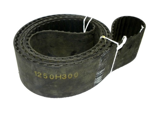 Used TIMING BELT 1250H300 POSITIVE DRIVE 125" LENGTH 1/2" PITCH 3" WIDE