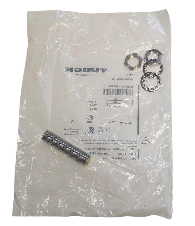 NEW TURCK BI2-G12-AP6X-H1141 PROXIMITY SENSOR 10-30VDC IDENT-NO. 4606595