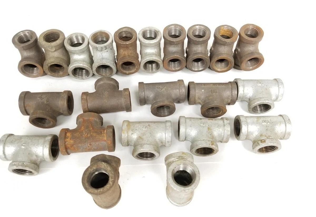 Used LOT OF 22 PARKER 3 WAY UNION FITTINGS 1/2 INCH SA