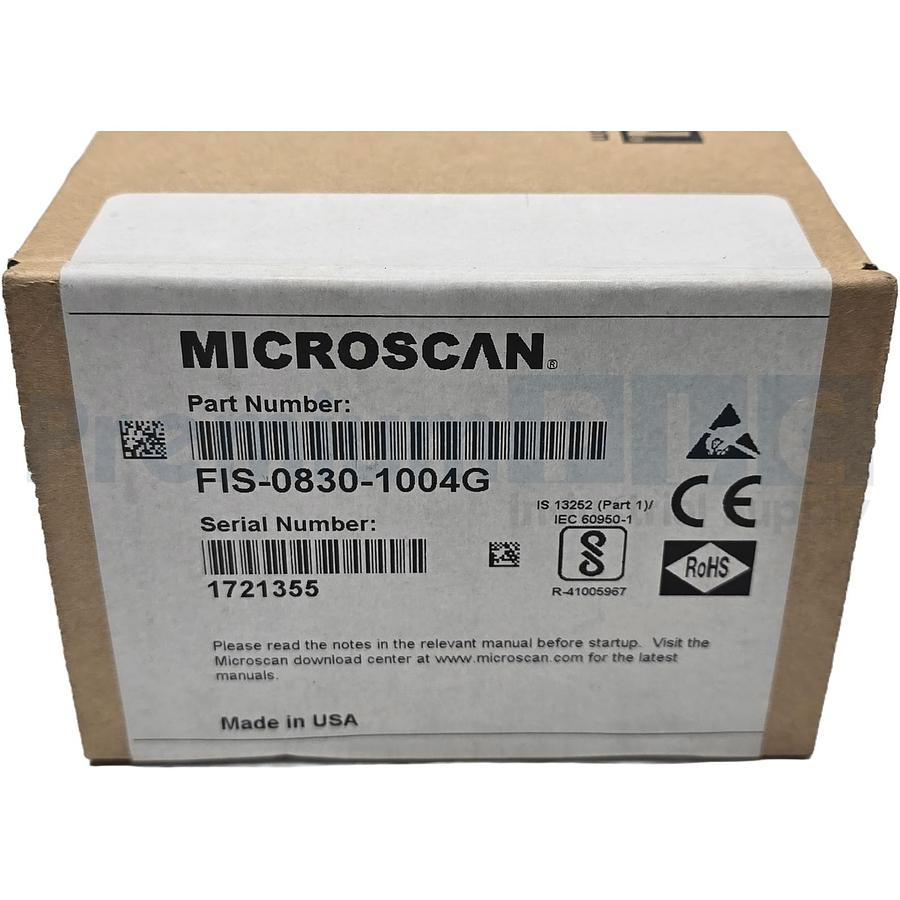OMRON MICROSCAN FIS-0830-1004G QX-830 LASER BARCODE READER SERIAL+ENET NSFS