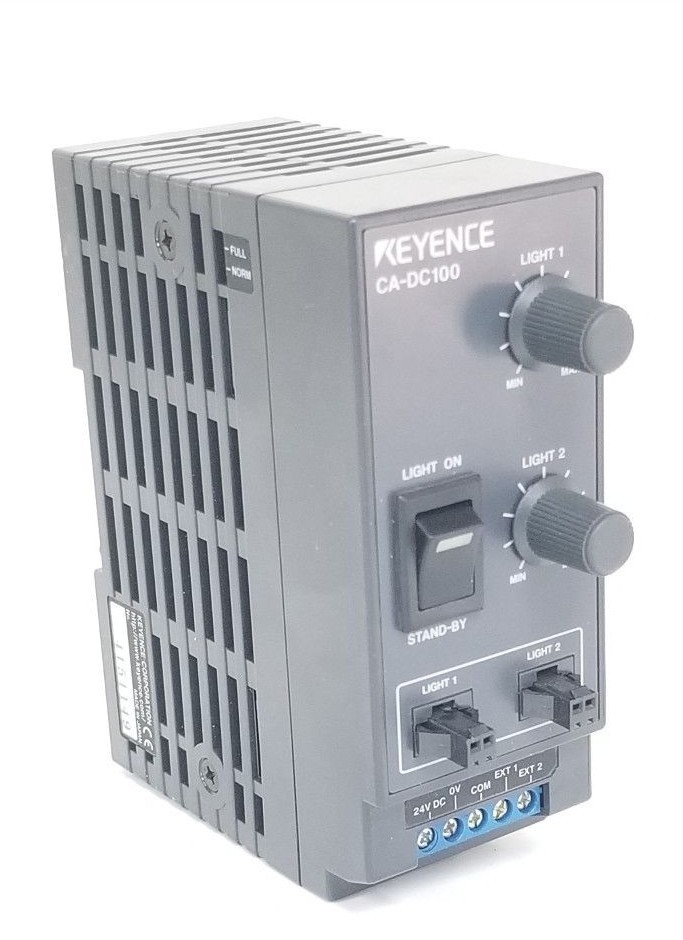 Used KEYENCE CA-DC100 LIGHT CONTROLLER 4151149, CADC100