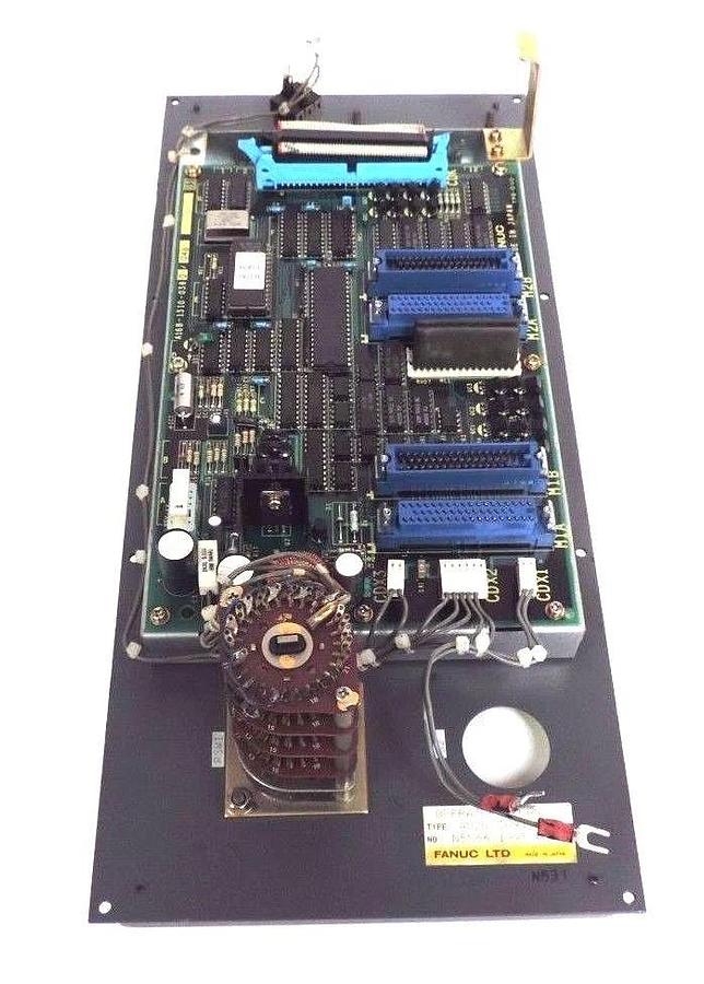Used FANUC A02B-0092-C141 OPERATOR'S PANEL W/ A16B-1310-0380/04B BOARD, A02B0092C141