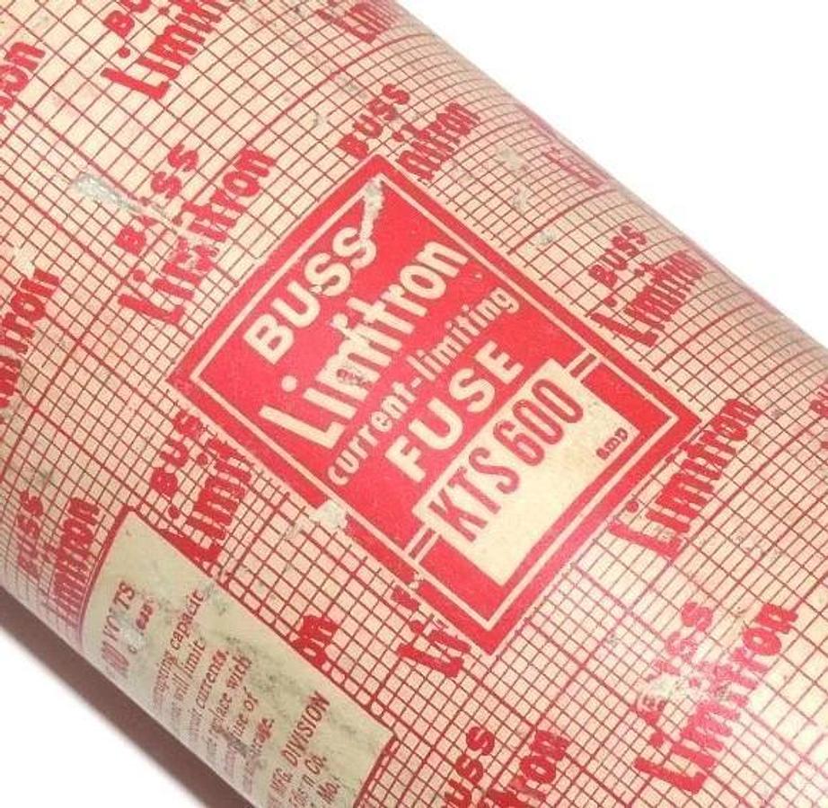 Used BUSSMANN LIMITRON KTS-600 CURRENT LIMITING FUSE 600 AMP, KTS600