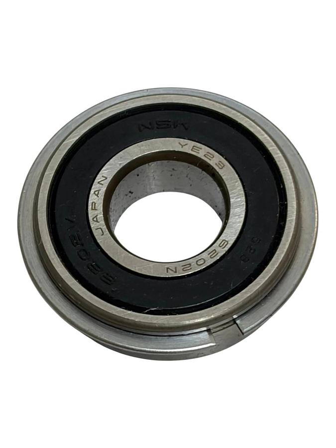 Lot of 5 NSK 6202V Deep Groove Ball Bearings Flanged with Snap Ring