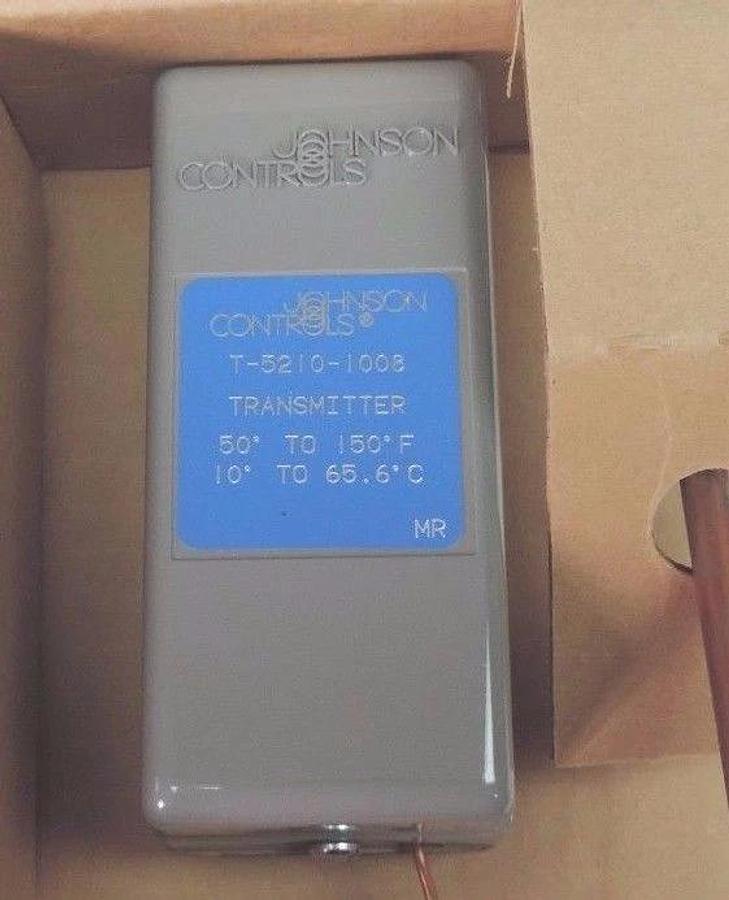NIB JOHNSON CONTROLS T-5210-1008 TEMPERATURE TRANSMITTER 50-150 F, T52101008