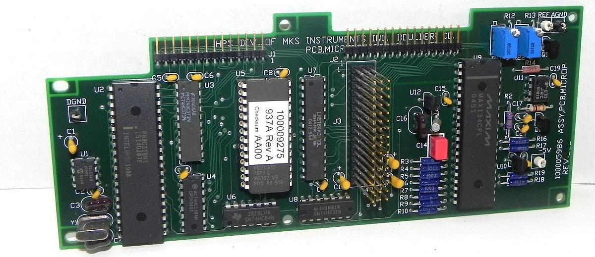 Used MKS INSTRUMENTS 100005986 ASSY, PCB, MICROP BOARD 100005985
