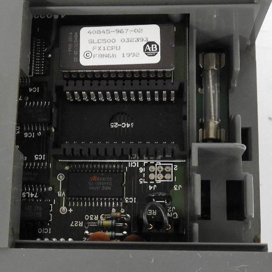 Used ALLEN BRADLEY 1747-L30D PROCESSOR UNIT 1747L30D SLC 500, 30 I/O, SER. B, FRN. 6