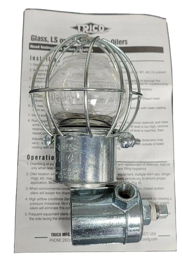 NEW FLOWSERVE TRICO #3 OIL BOWL W/ GUARD 60537503