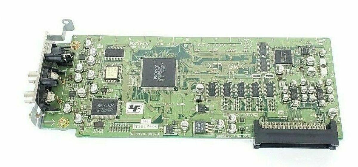 Used SONY DA-133 1-672-339-14 DIGITAL SURVEILLANCE S VIDEO OUTPUT BOARD A-8320-893-A