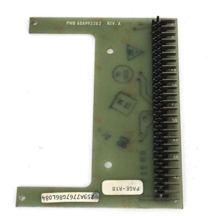 Used GENERAL ELECTRIC PWB 68A993282 CONNECTOR CARD REV A, 68A993280G1 259A7767G86L084