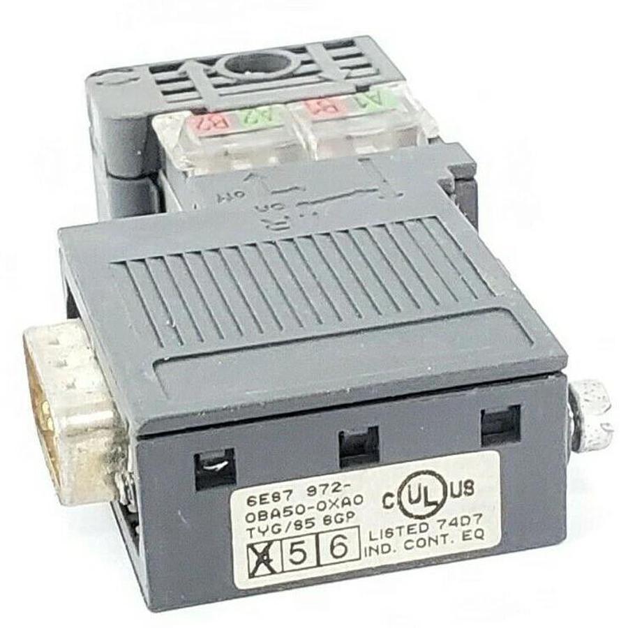 Used SIEMENS 6ES7 972-0BA50-0XA0 PROFIBUS CONNECTOR UP TO 12 MBIT/S 90-DEGREE ANGLE