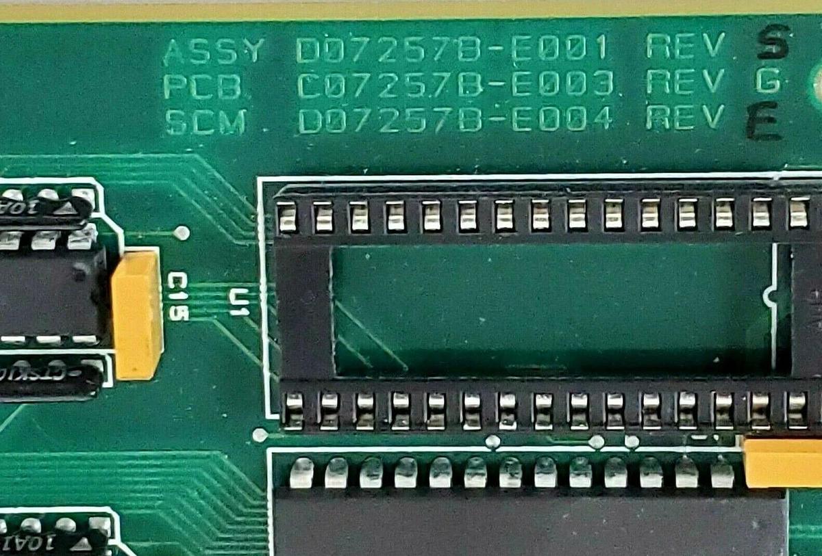 NEW RAMSEY / MICRO-TECH 2000 D07257B-E001 REV. S MOTHERBOARD C072757-E003 REV. G