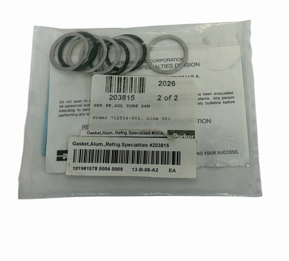 NEW PARKER GSK PK,SOL TUBE S6N (203815)