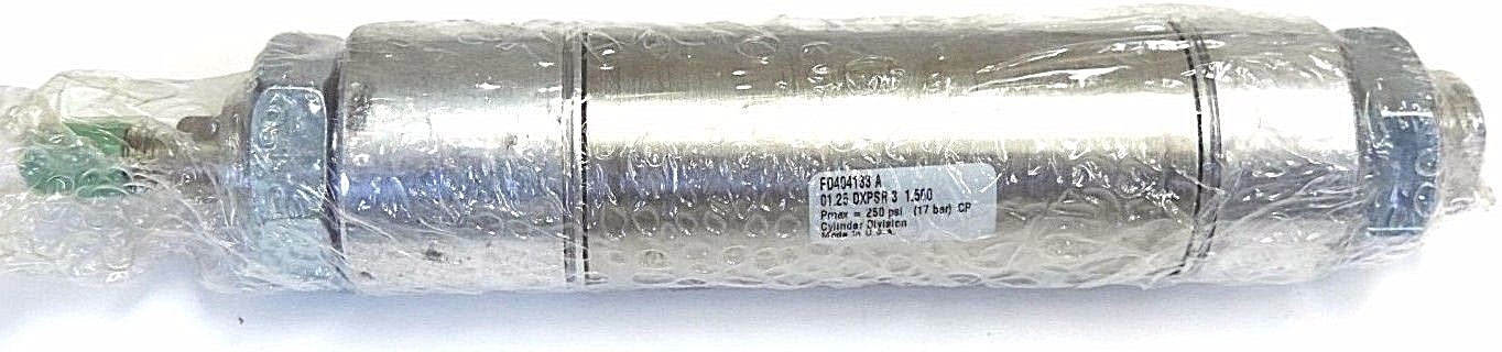 NEW PARKER 01.25 DXPSR 3 1.500 CYLINDER FD404133 A PMAX=250PSI (17 BAR) CP