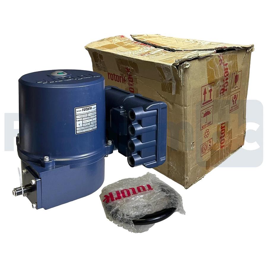 Used ROTORK ROMpak 6 ELECTRIC VALVE ACTUATOR SIZE 6 120V 1-PHASE 60Hz 105W 650Nm NSMP