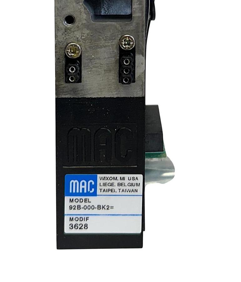 MAC 92B-000-BK2=3628 / 92B-000-BK2 SOLENOID VALVE MANIFOLD BASE 1/4'' NSNP