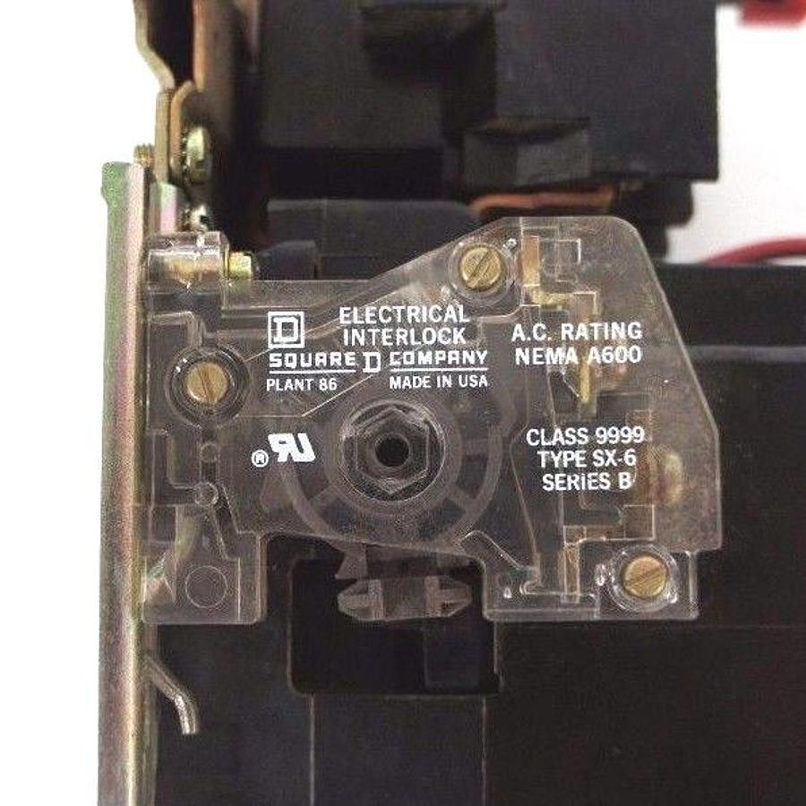 Used SQUARE D 8536-SDO2 FORM: S SERIES: A SIZE 2 STARTER W/ 31063-400-38 COIL