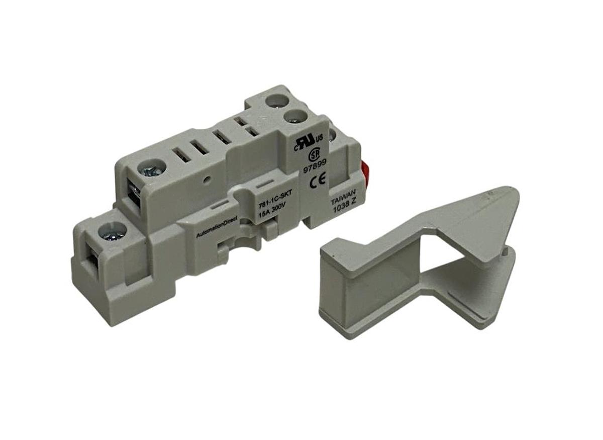 Used 2 AutomationDirect 781-1C-SKT / 7811CSKT RELAY SOCKETS FOR 781 CUBE RELAYS NSMP
